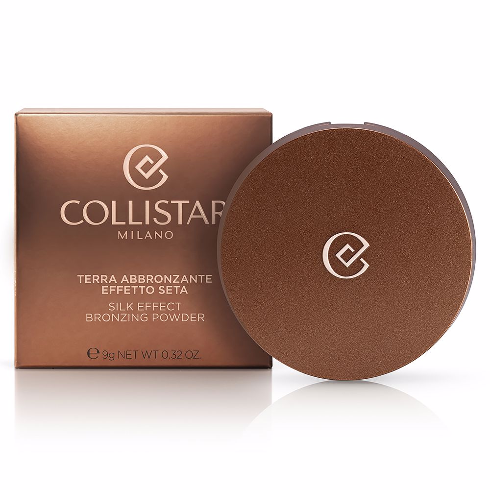 Compact silk‑effect bronzer powder in 1.1 Maldive matte, refillable 10 g