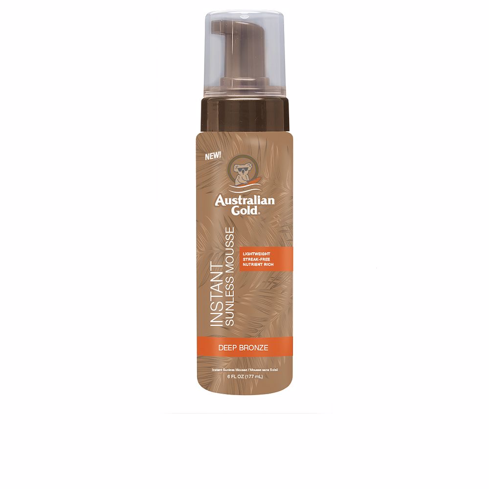 Aerosol‑style can of light golden sunless mousse, 177 ml, Unisex self‑tanner