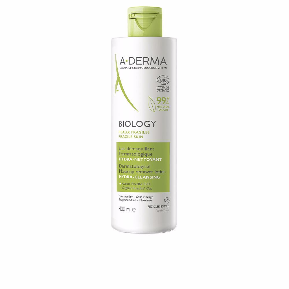 400 ml bottle of Rhealba® oat cleansing milk for sensitive Unisex skin