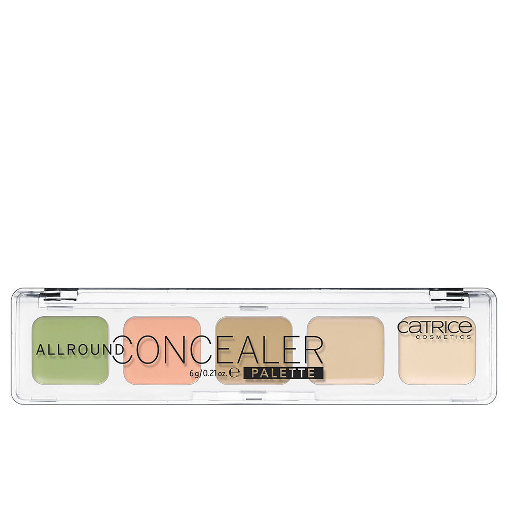 Compact cream-to-powder concealer palette with three neutral shades, 6 g