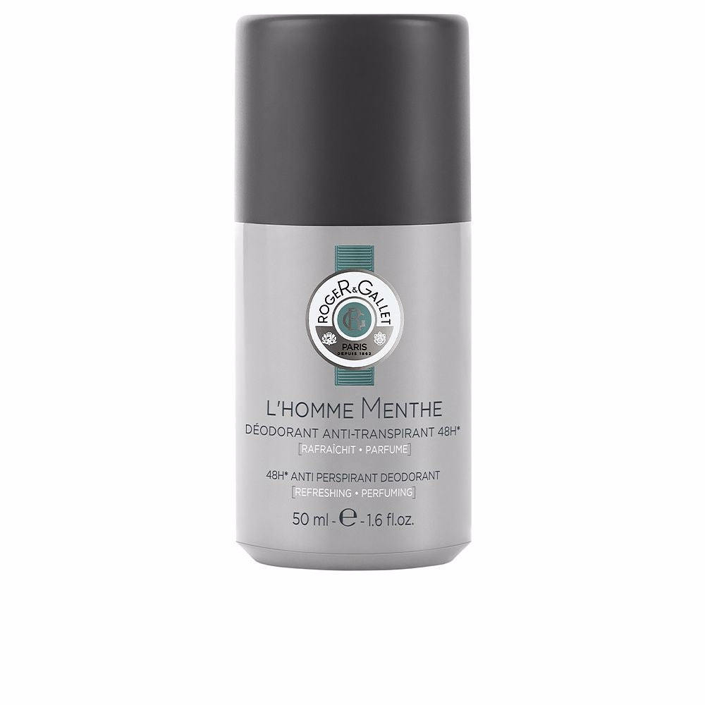 50 ml roll‑on antiperspirant with peppermint fougère scent for Man
