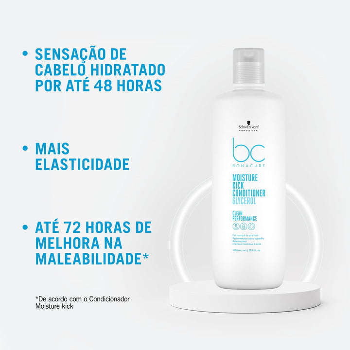 1 litre conditioner bottle, Moisture Kick hydrating formula for Unisex hair