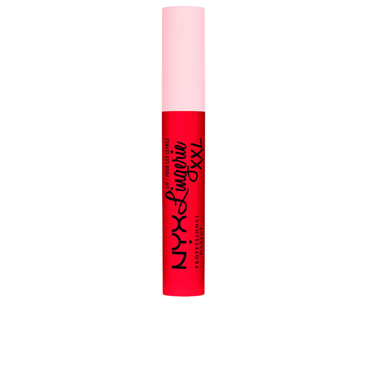 Slim tube matte liquid lipstick, shade 28-untamable, velvety red-pink