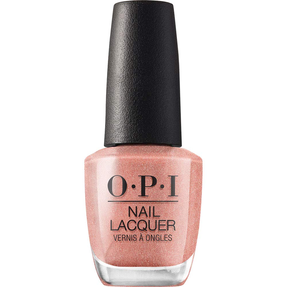 15 ml warm rose cream nail polish bottle with wide brush, salon finish