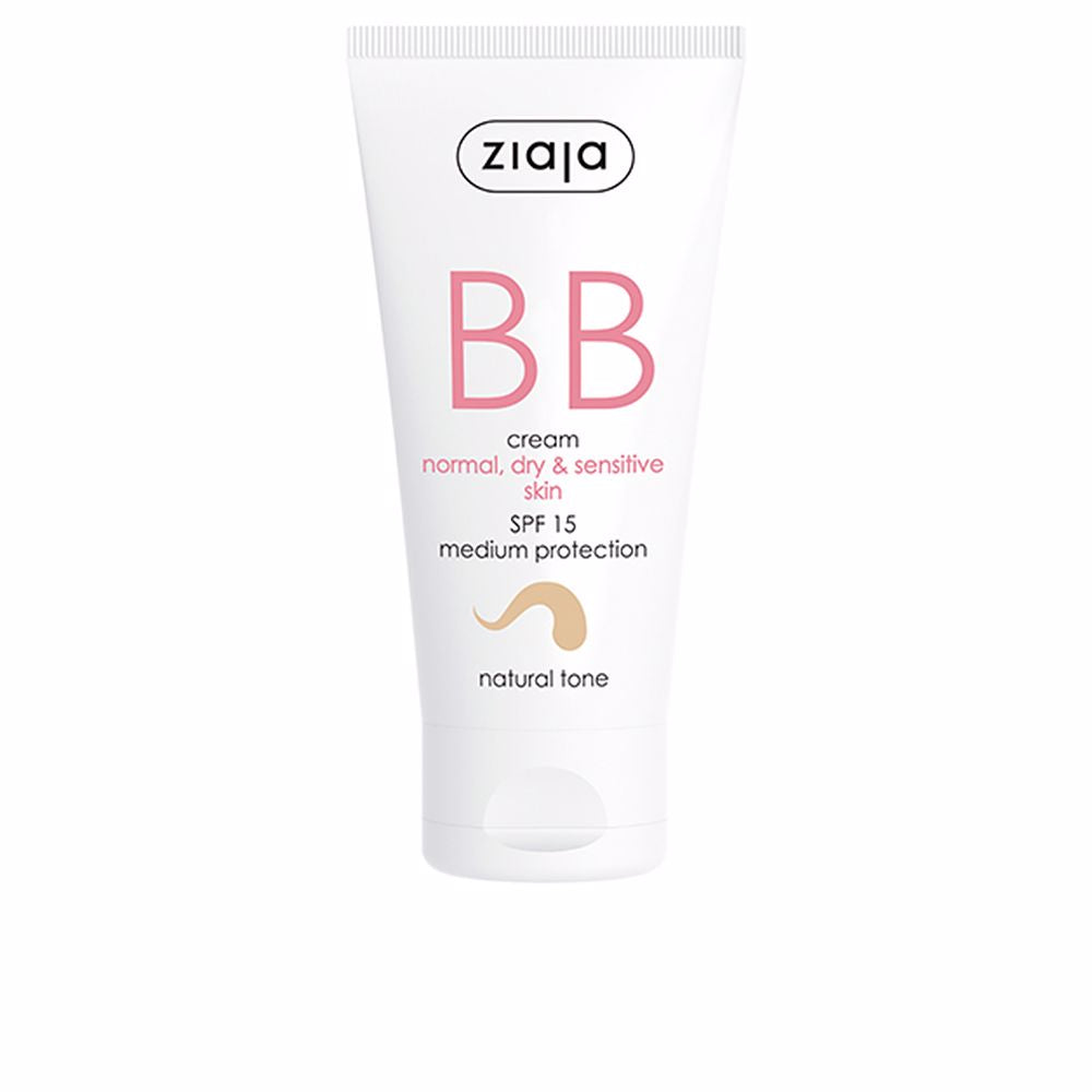 50 ml natural-tint BB cream tube, dewy finish for Women, SPF 15