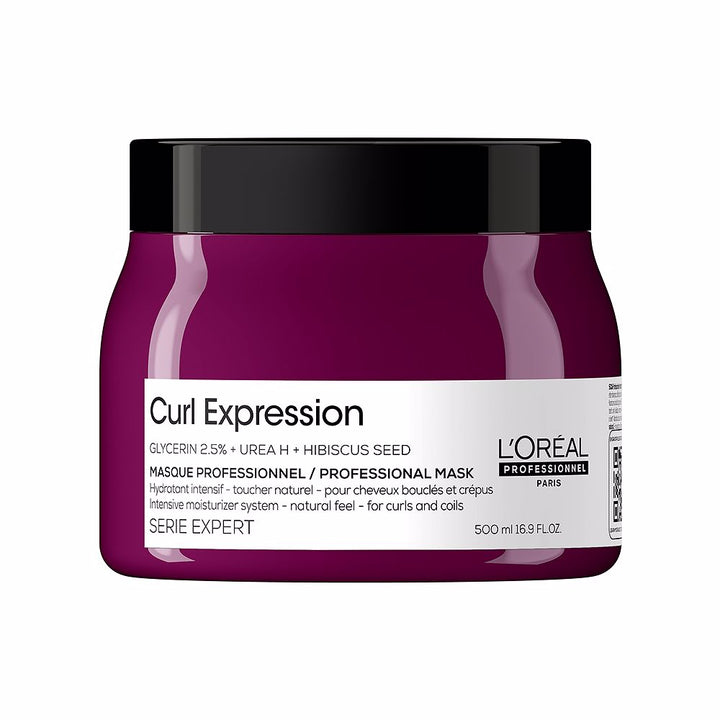 500 ml creamy curl mask jar; hydrating treatment for women with curls