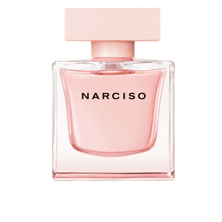 30 ml nude glass bottle Eau de Parfum with black logo, floral-woody fragrance