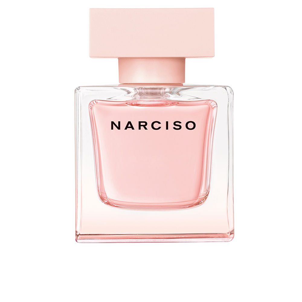 30 ml nude glass bottle Eau de Parfum with black logo, floral-woody fragrance