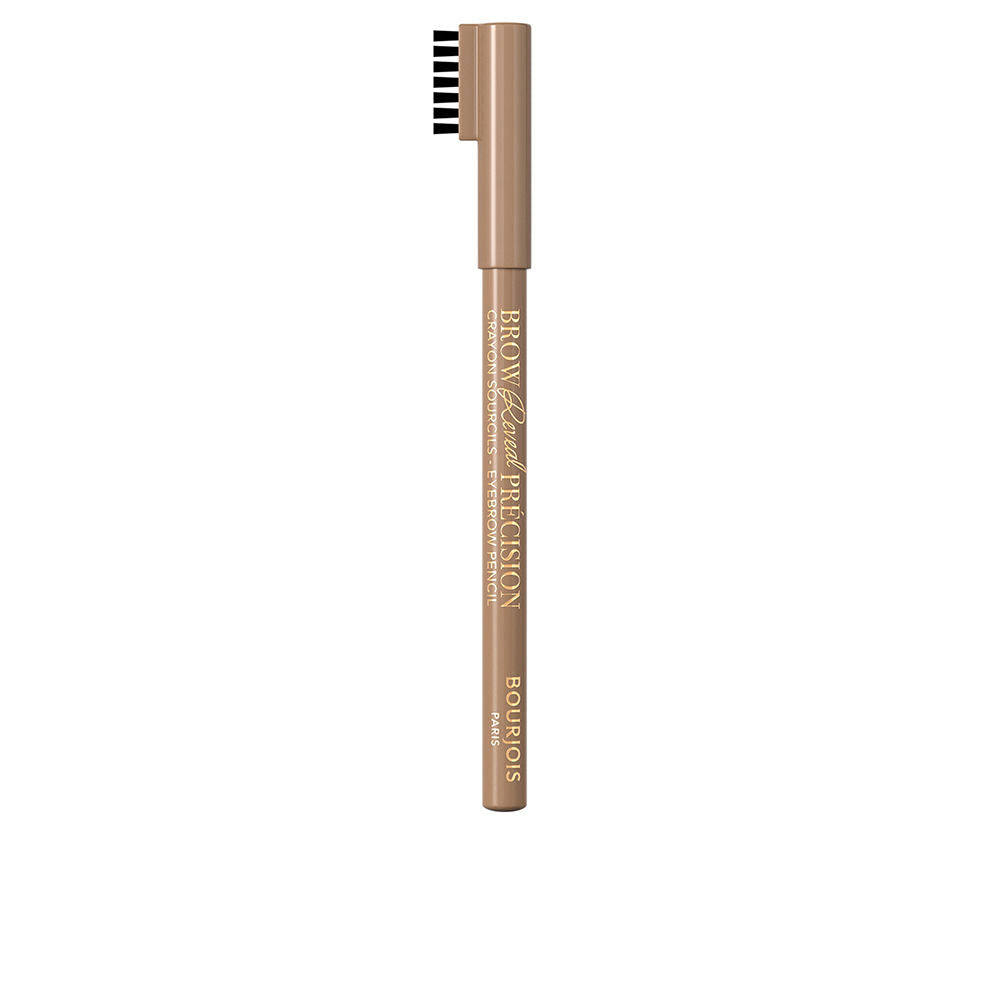 Slim automatic angled eyebrow pencil in blond with built-in spoolie