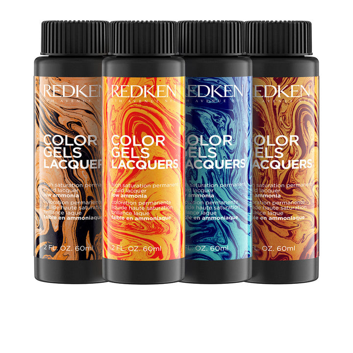 Three 60 ml bottles of 4NA Storm Cloud liquid colour gel lacquer in grey shade