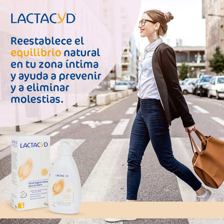 400 ml dispenser bottle of gentle lactic acid intimate wash for Unisex daily use