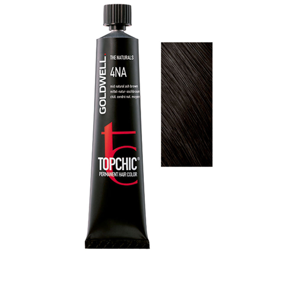 60 ml tube of permanent cream hair colour, shade 4NA natural ash brown