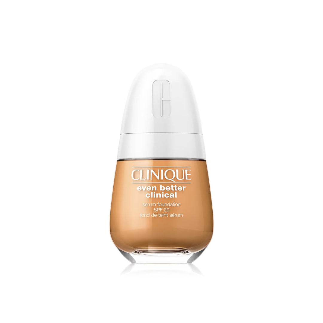 30 ml glass bottle of liquid foundation, shade 94-deep neutral, pump dispenser