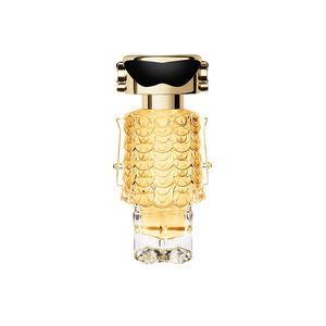 50 ml bottle of jasmine, mango and incense Eau de Parfum for Women, amber liquid