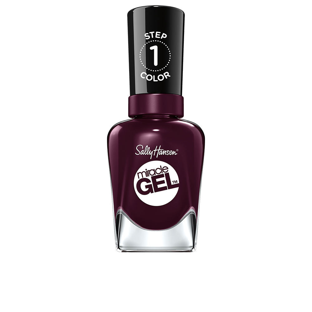 Bottle of deep cabernet gel-effect nail polish, 14.7 ml, two-step system