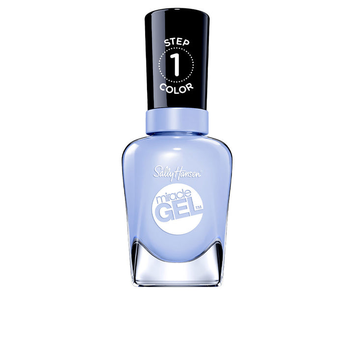 14.7 ml Miracle Gel nail polish bottle, glossy or matte top coat option