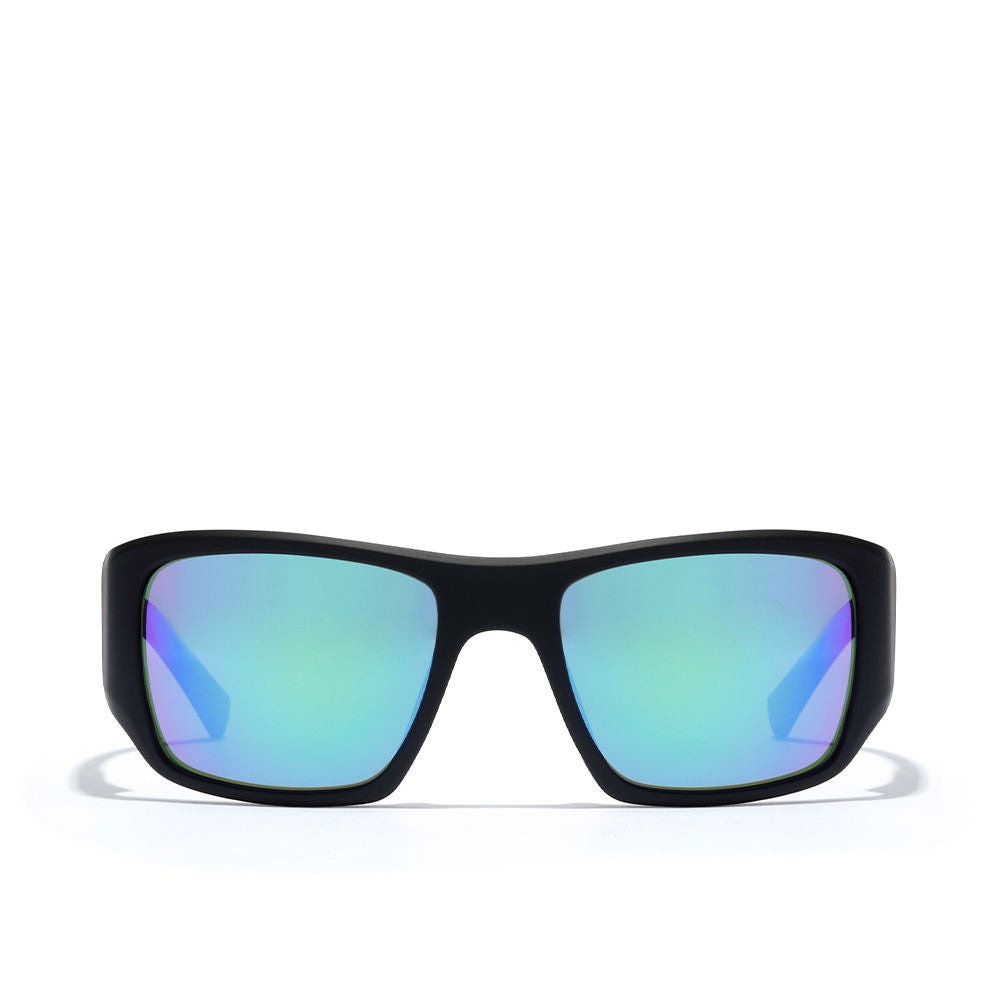 Carbon Black rectangular nylon sunglasses, 56 mm lenses, Unisex