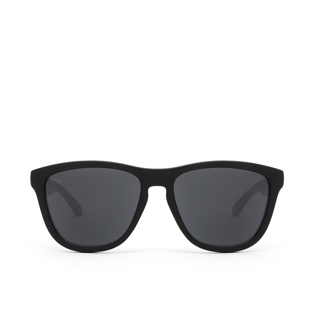 Black square nylon sunglasses, polarised lenses, 54 mm lens diameter, Unisex