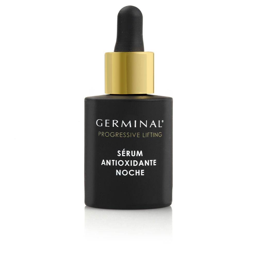 30 ml amber glass serum bottle for night antioxidant lifting treatment