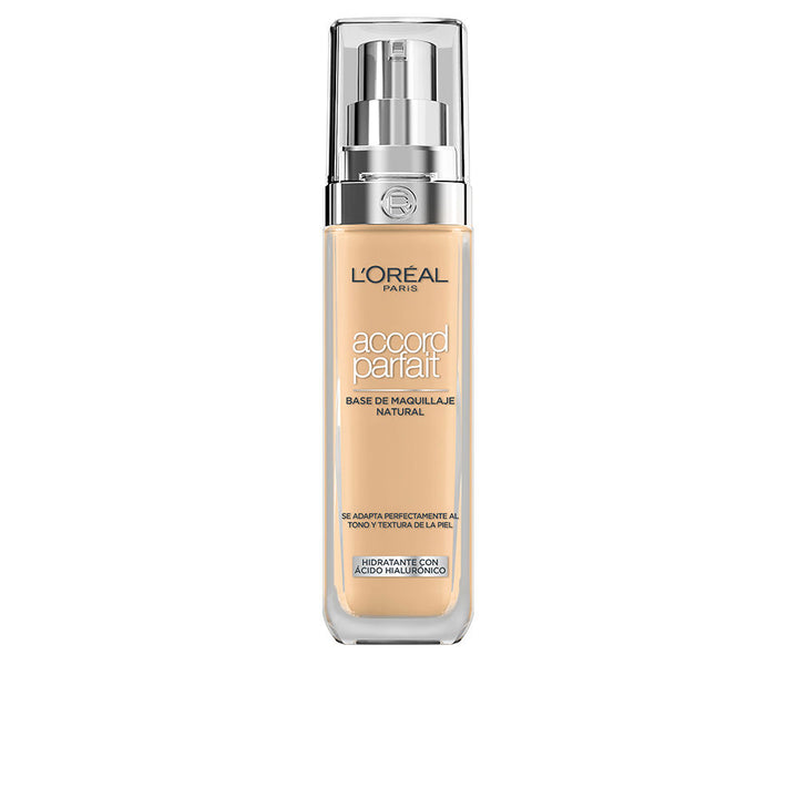 30 ml tube of liquid foundation, shade 4.D/W, creamy beige