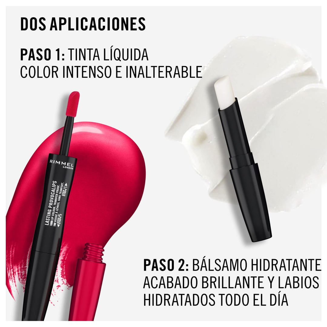 Slim tube of long‑wear pink cream lip colour, 2.3 ml, satin finish