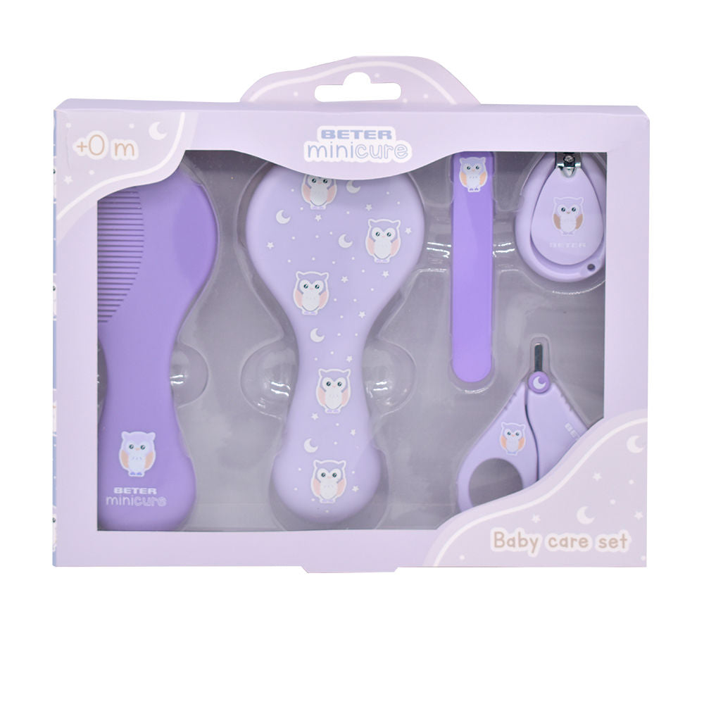Compact Beter baby wash and moisturizer set in soft packaging for sensitive skin care