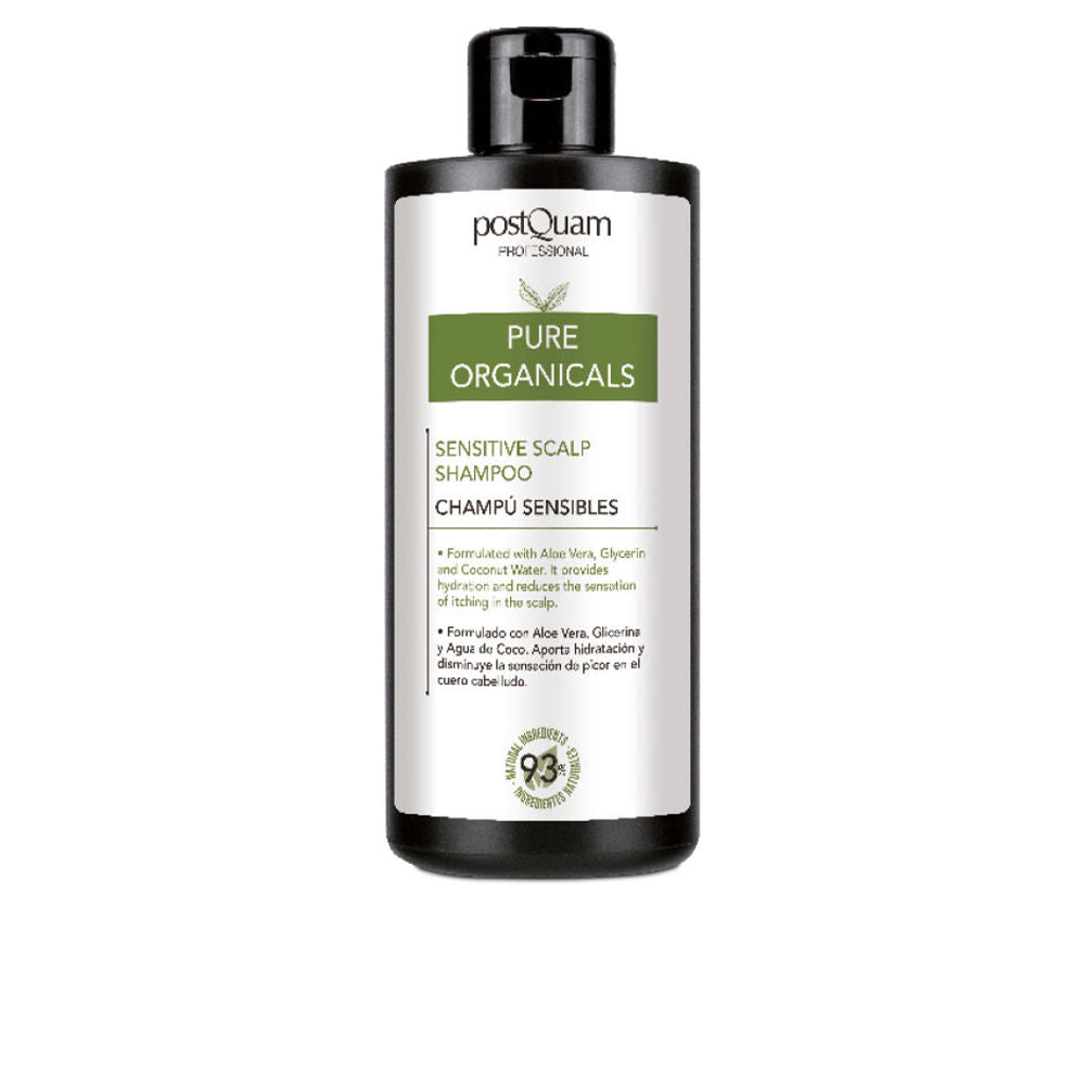 400 ml clear shampoo bottle labelled aloe hydrating scalp shampoo for Women