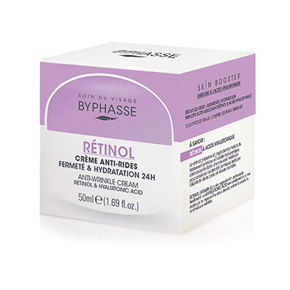 50 ml jar of retinol and hyaluronic anti-wrinkle facial cream for Women