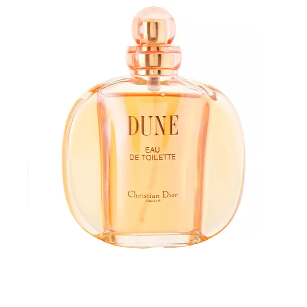 Perfume bottle with amber-orange liquid; 100 ml, oriental-wood scent for Women