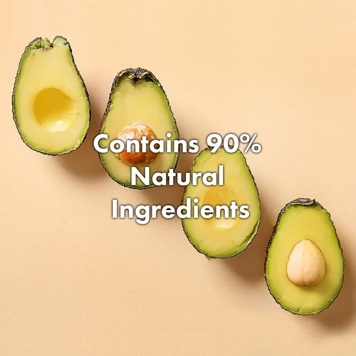 240 ml jar of shea and avocado hair treatment for damaged, coloured hair