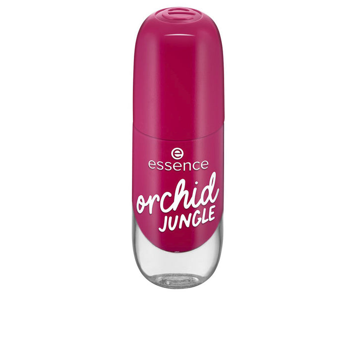 8 ml orchid jungle gel-effect nail polish, wide brush, glossy purple shade