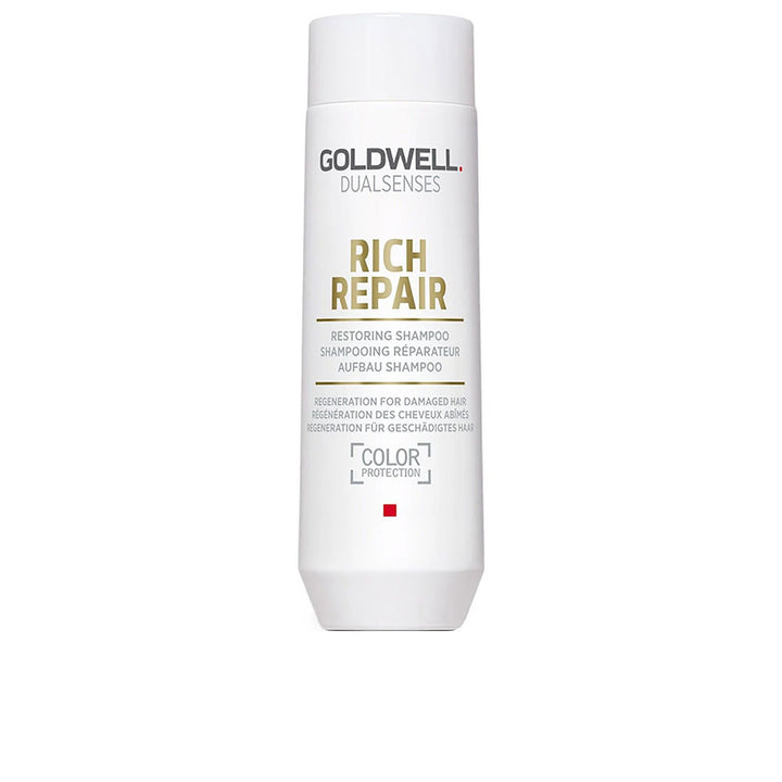 250 ml bottle of Rich Repair reconstructing shampoo for dry, colour‑treated hair, Unisex