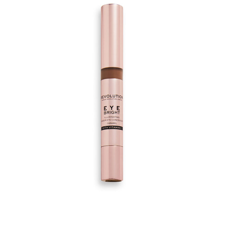 Small 3 ml cream concealer in caramel shade with sponge applicator, Unisex
