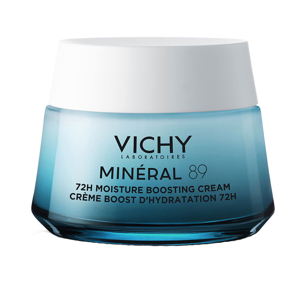 50 ml jar of lightweight Mineral 89 hydrating cream for sensitive skin