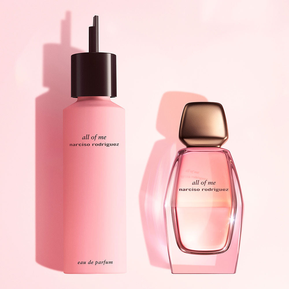 150 ml refillable perfume bottle; prismatic rose and white musk scent for Women