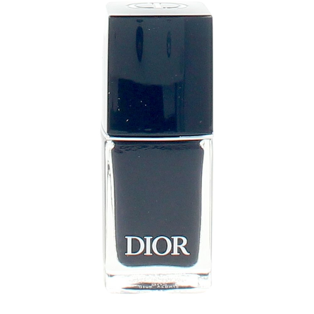 10 ml bottle of saturated blue, high-shine gel-effect nail polish