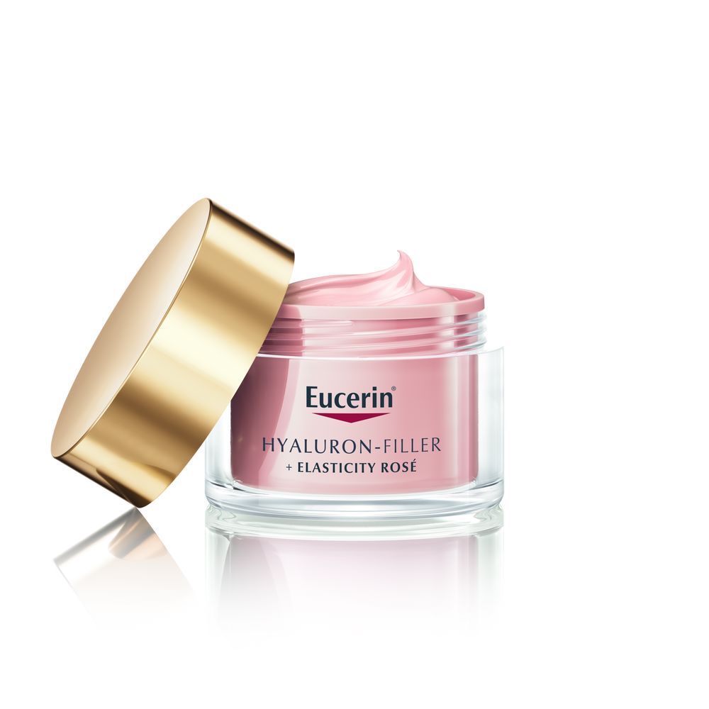 50 ml rosé‑tinted Hyaluron day cream tube with SPF30, lightweight texture