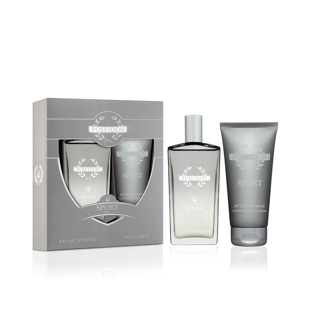 Two-piece Poseidon Sport Men set with 150 ml perfume and 100 ml after-shave balm