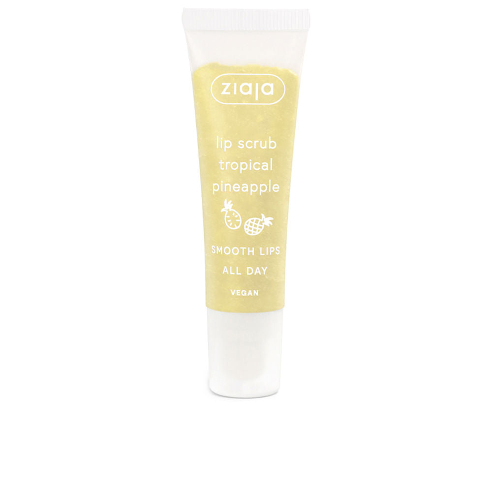 Small 12 ml jar of creamy tropical pineapple sugar lip scrub for Women