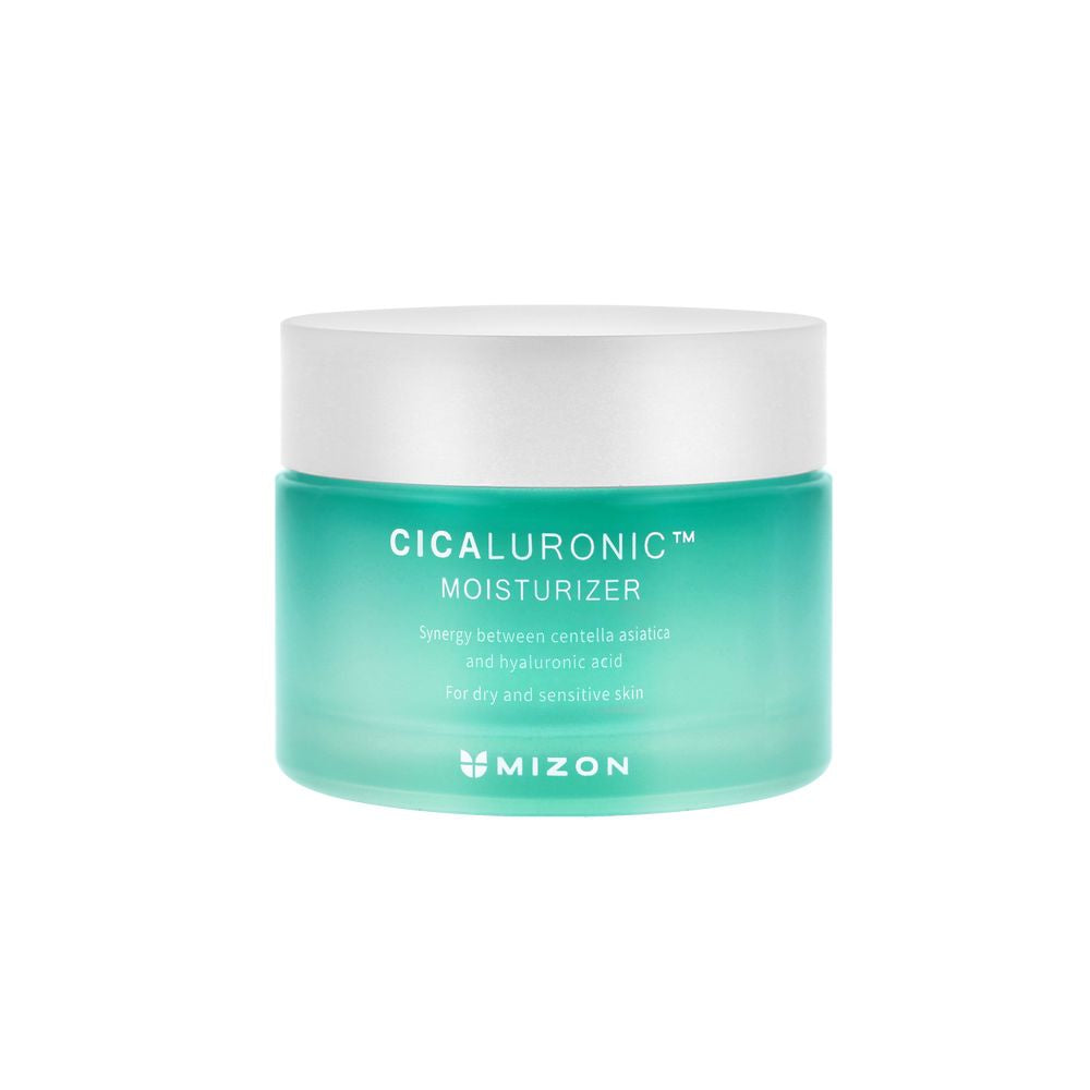 50 ml jar of rich Cicaluronic hyaluronic repair cream, neutral beige packaging