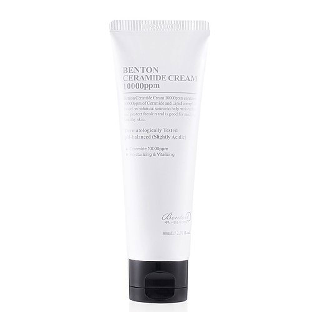 80 ml jar of lightweight ceramide face cream with subtle neroli scent