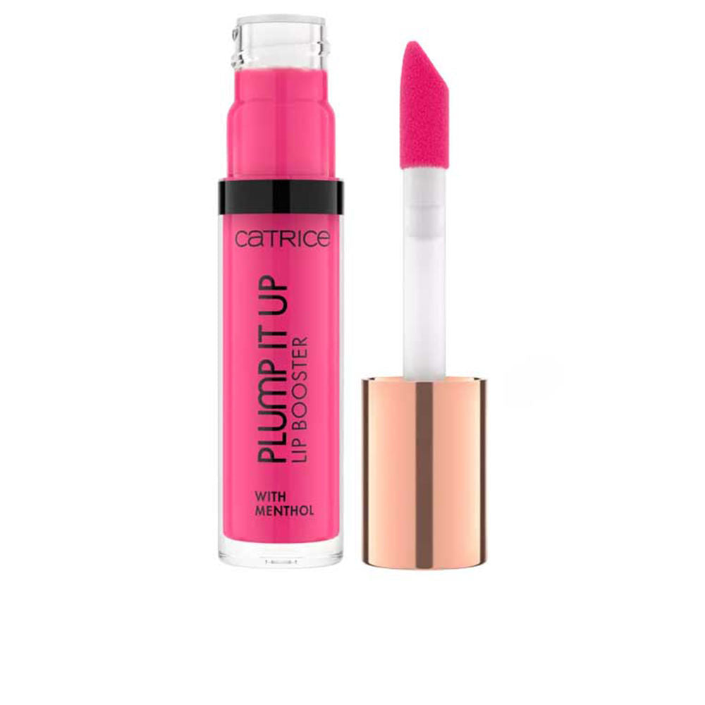 Tube of glossy brown lip gloss with cooling menthol, 3.5 ml, Unisex