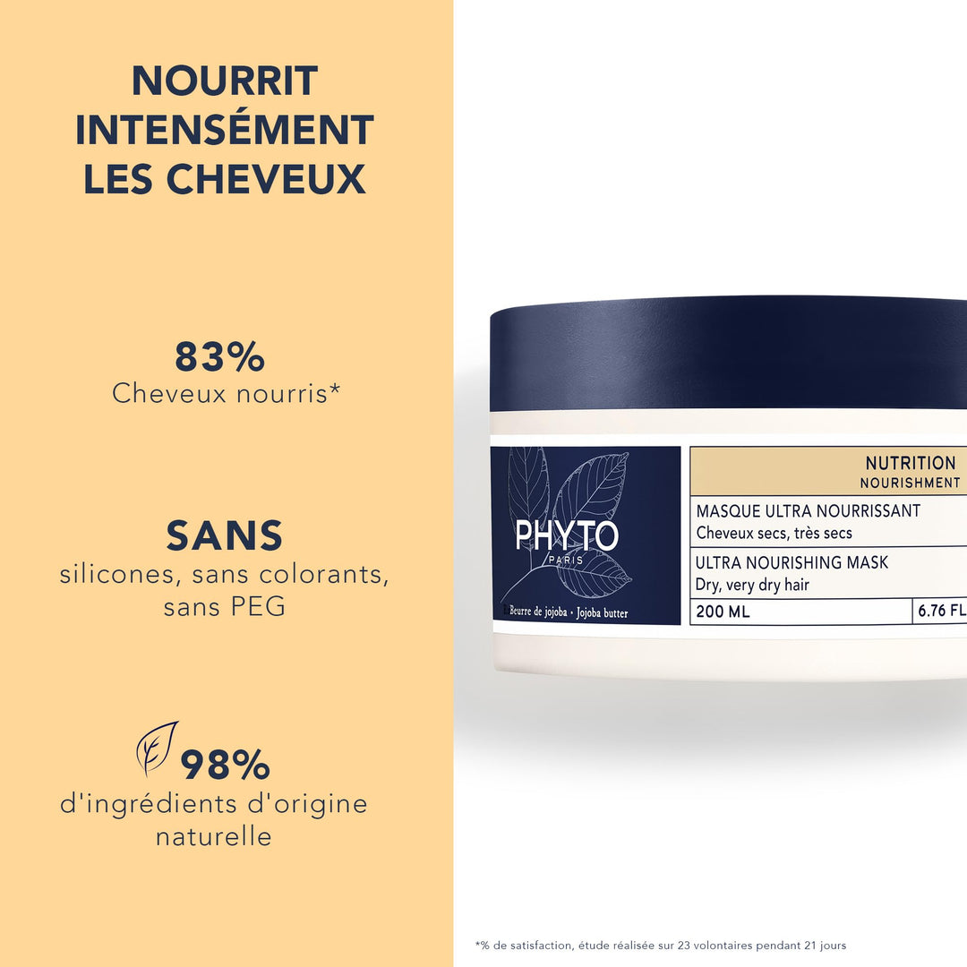 200 ml cream mask jar for dry hair, intensive nourishing treatment