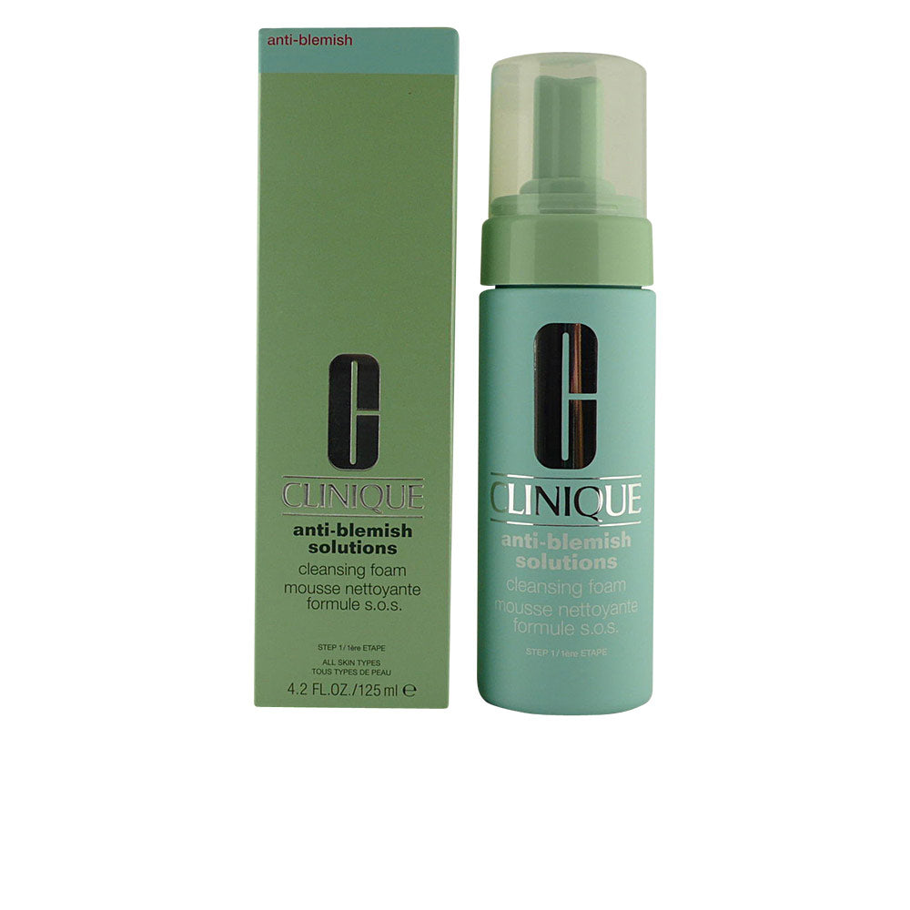 White pump bottle of salicylic cleansing foam, 125 ml, fragrance-free, for Women