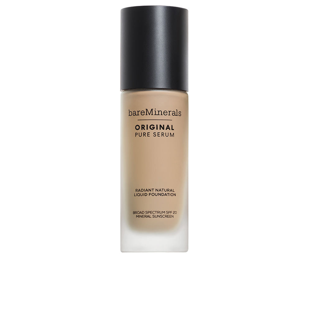 30 ml tinted serum foundation bottle, fair cool shade, lightweight SPF 20