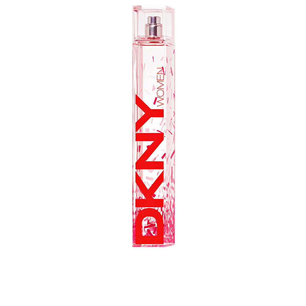 Clear perfume bottle labelled limited edition, 100 ml, floral citrus-woody notes