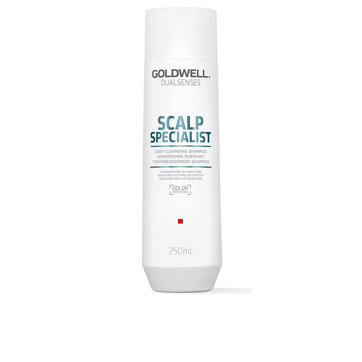 Bottle of deep-cleansing scalp shampoo, 250 ml, Unisex, purifying formula