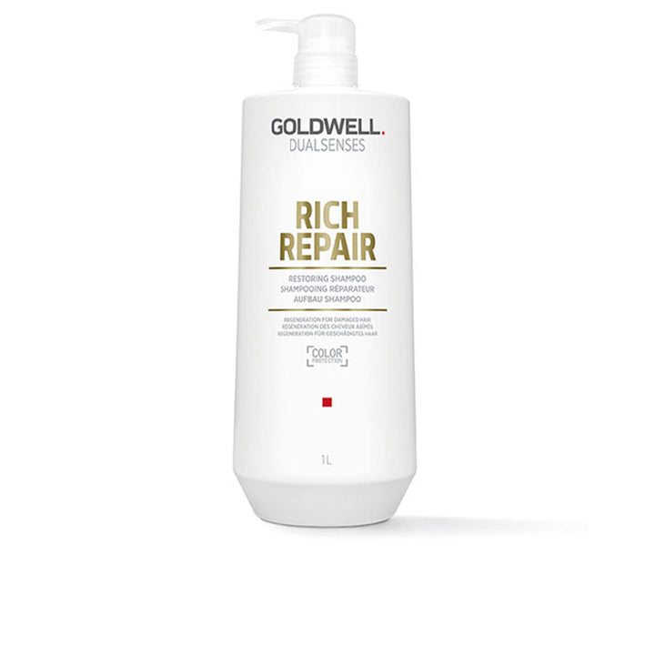 1,000 ml opaque shampoo bottle for damaged, colour-treated hair