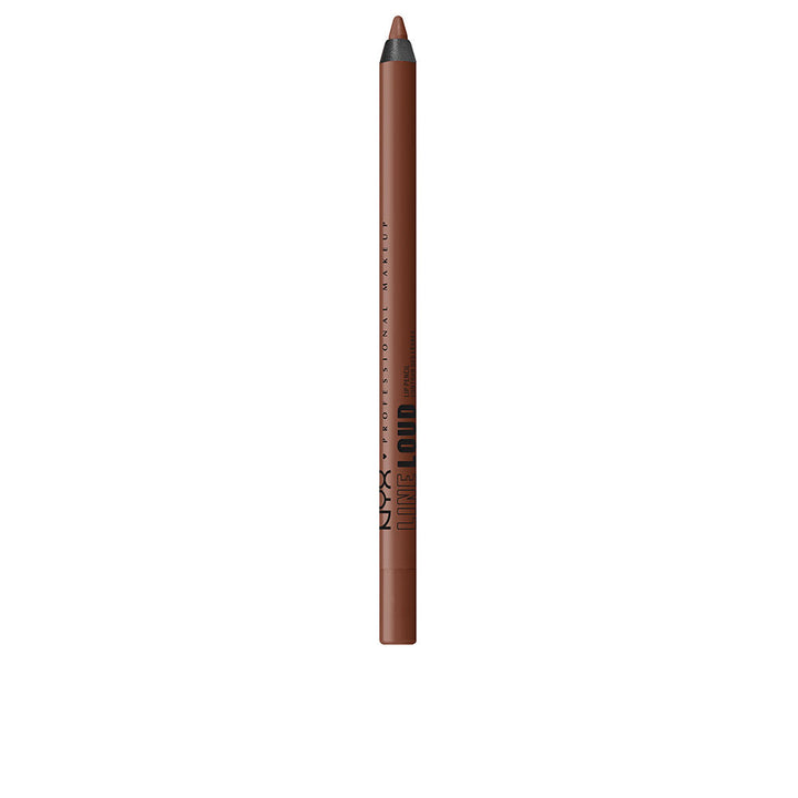 Compact 1.2 ml brown cream lip colour tube, satin finish