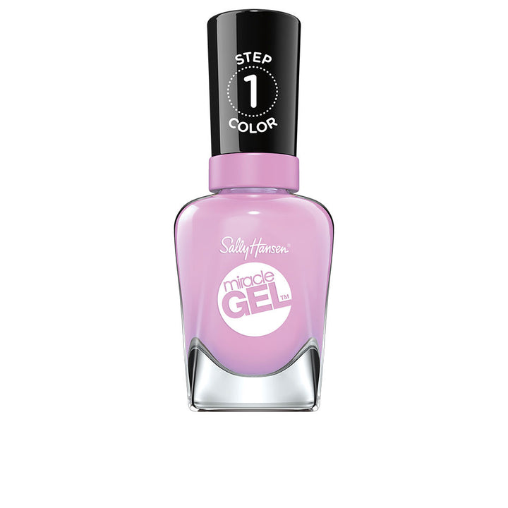 14.7 ml orchid gel-finish nail polish bottle, two-step system
